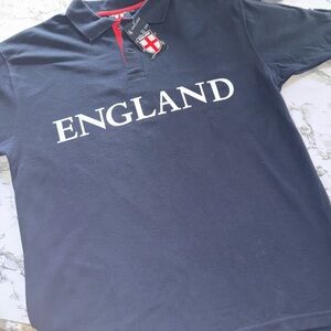 England Navy Polo Shirt